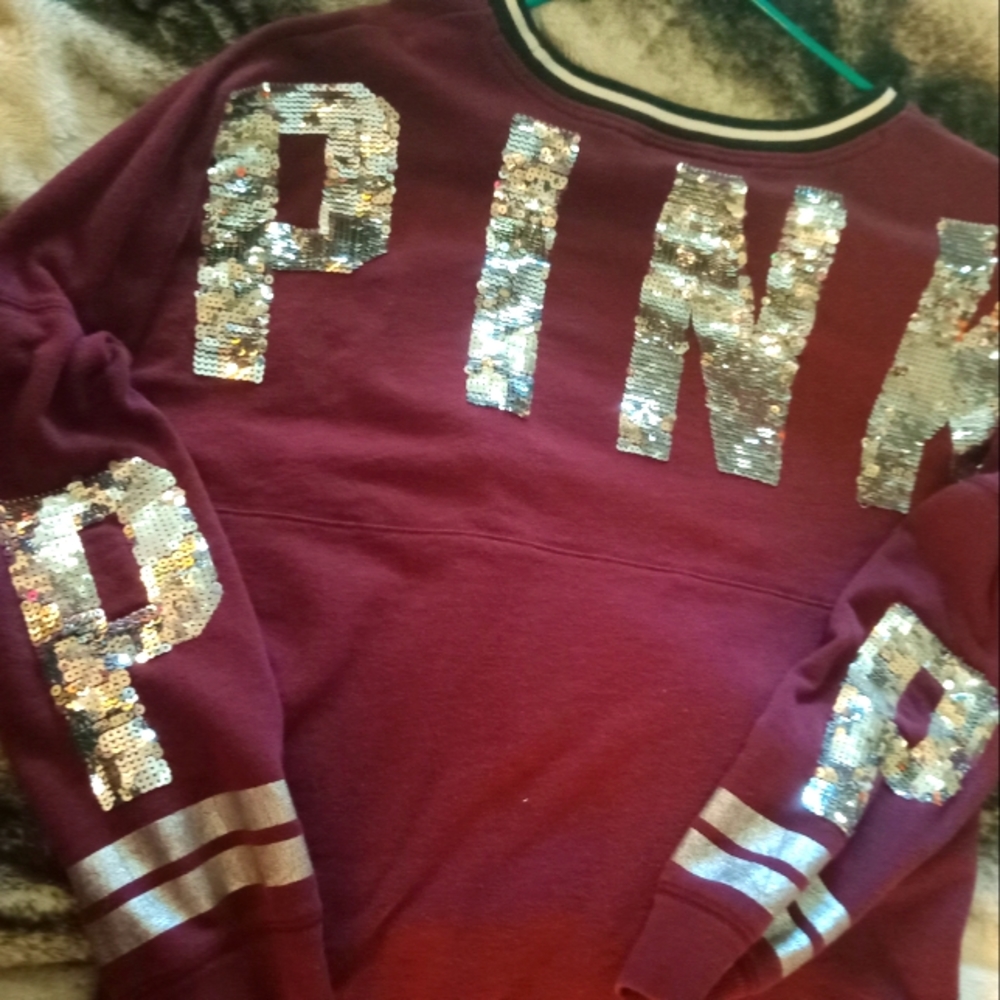 Pink Victoria's Secret sweatshirt